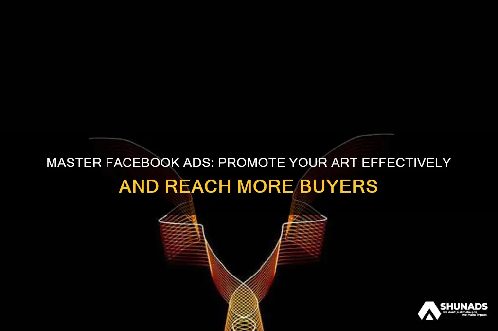how to advertise art on facebook