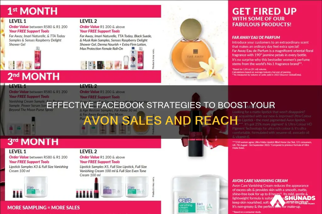 how to advertise avon on facebook