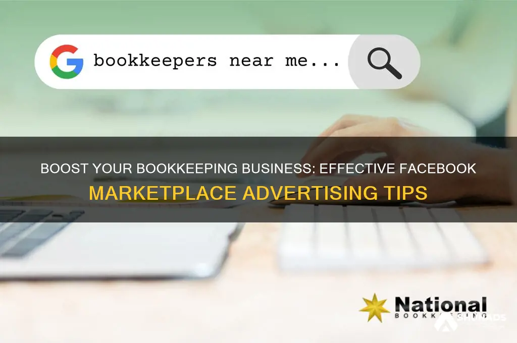 how to advertise bookkeeping services on facebook marketplace