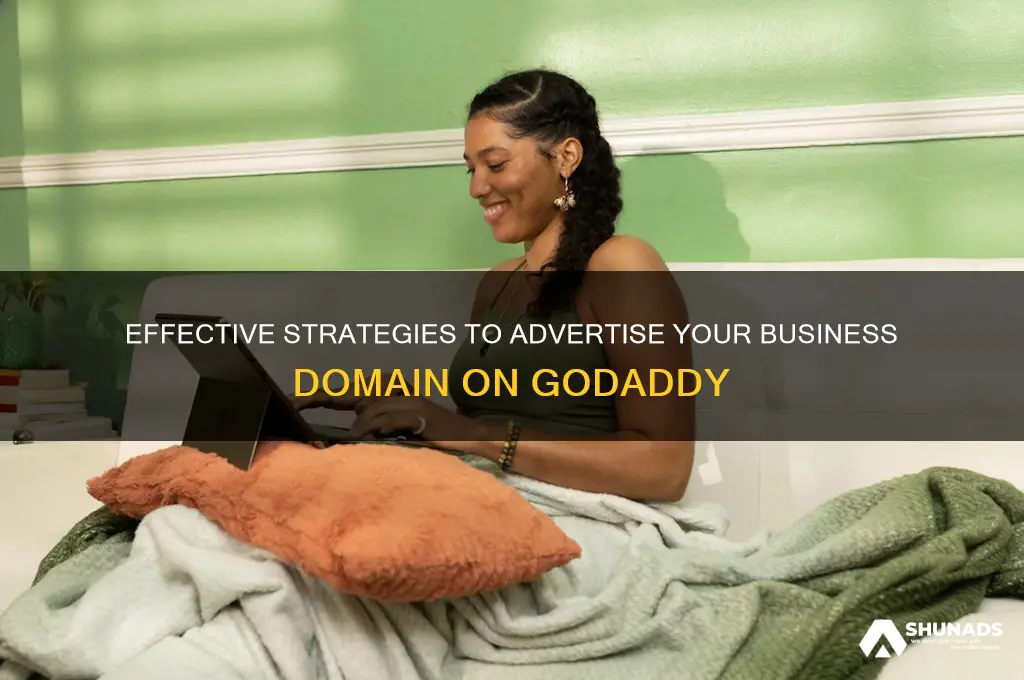 how to advertise business domain on godaddy
