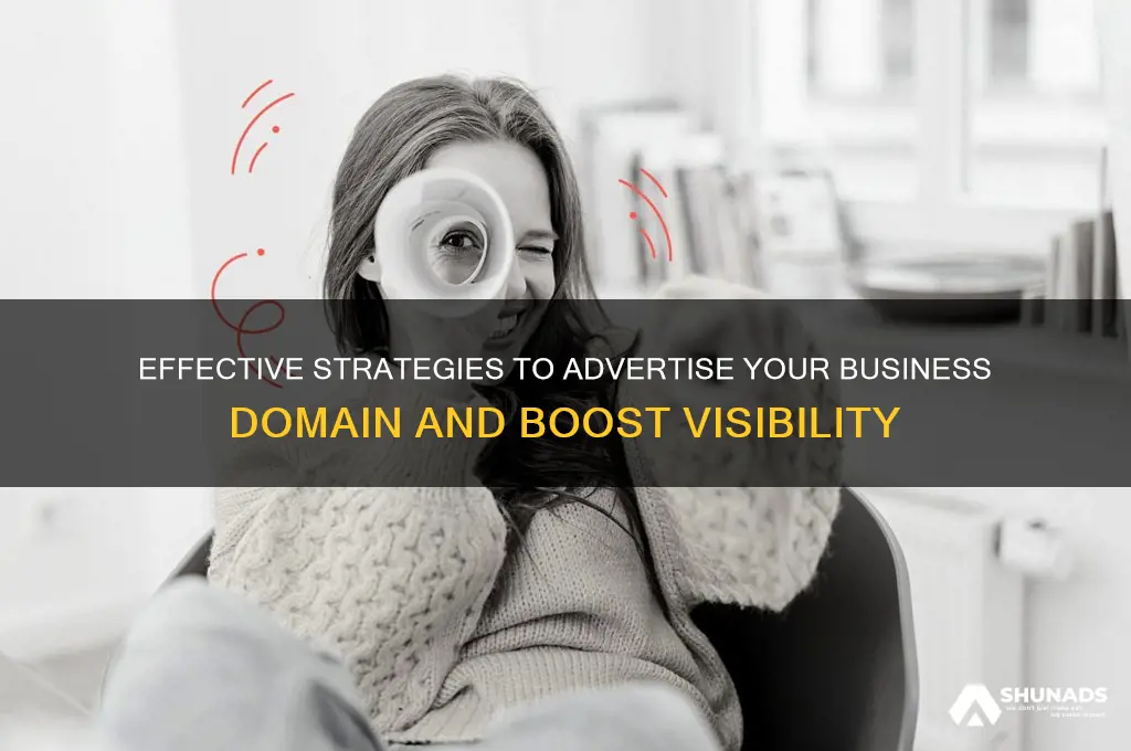 how to advertise business domain