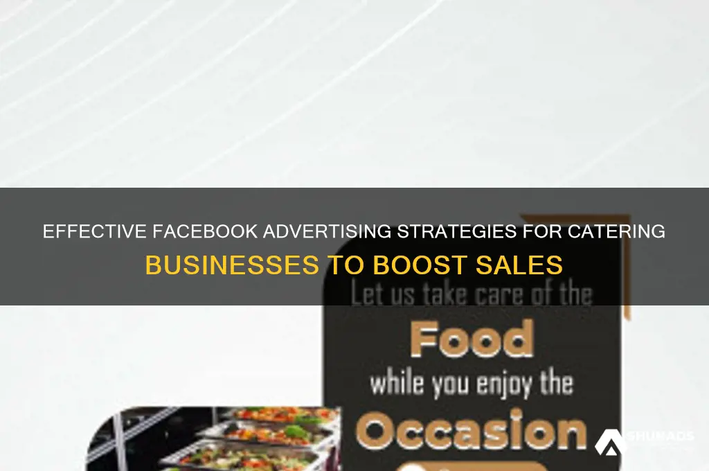 how to advertise catering on facebook