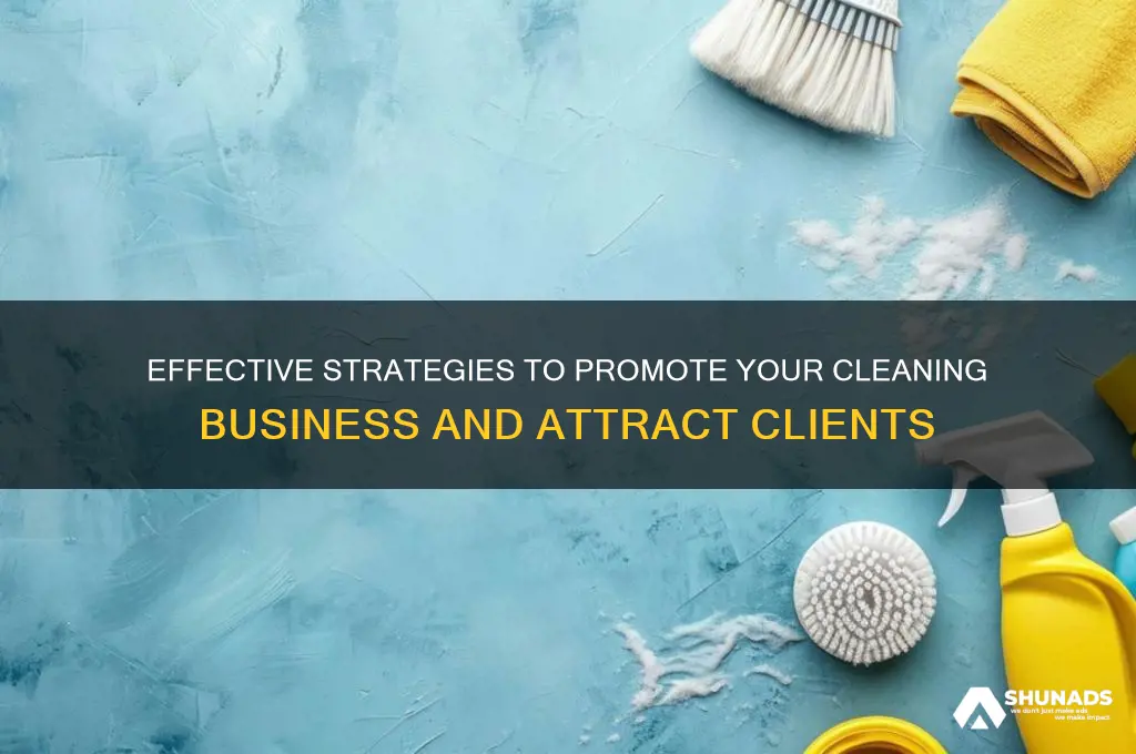 how to advertise cleaning company