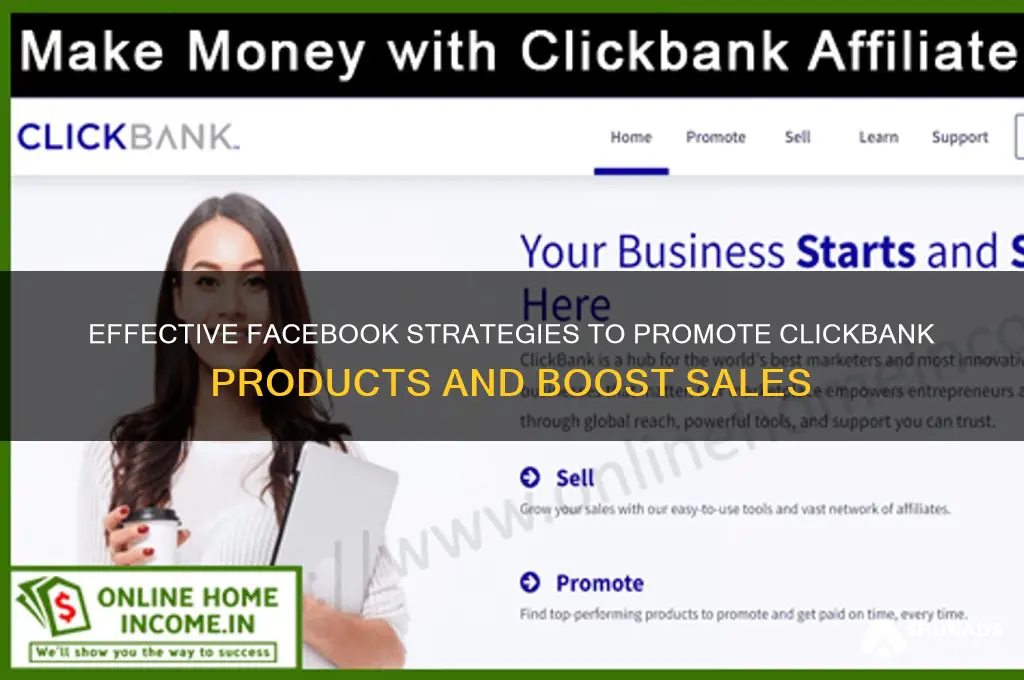 how to advertise clickbank product on facebook
