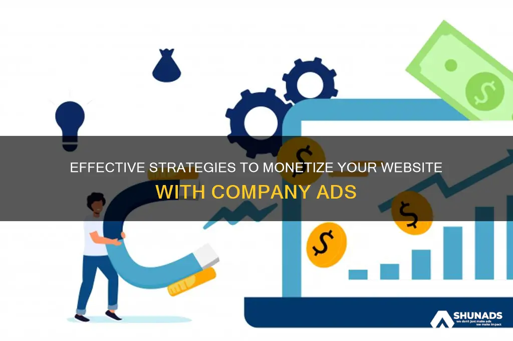 how to advertise companies on your website