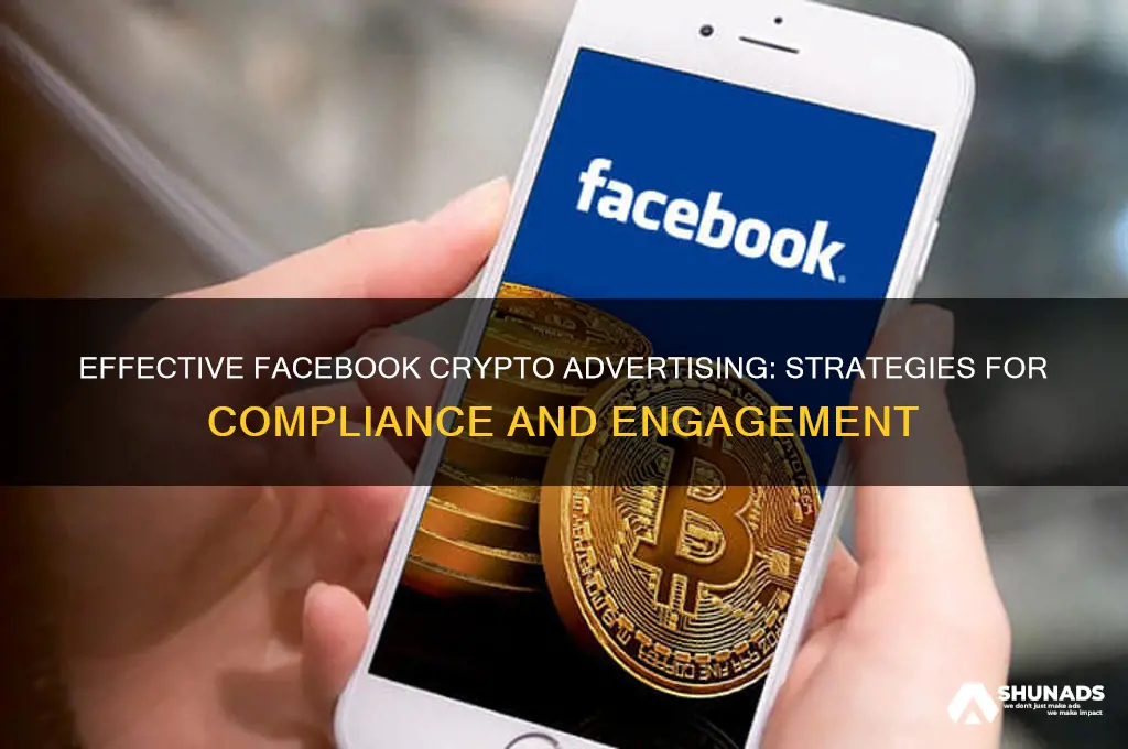 how to advertise crypto on facebook
