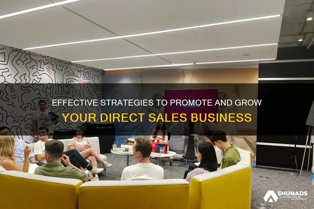how to advertise direct sales business