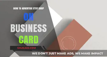 Creative Tips to Promote Your Etsy Shop on Business Cards