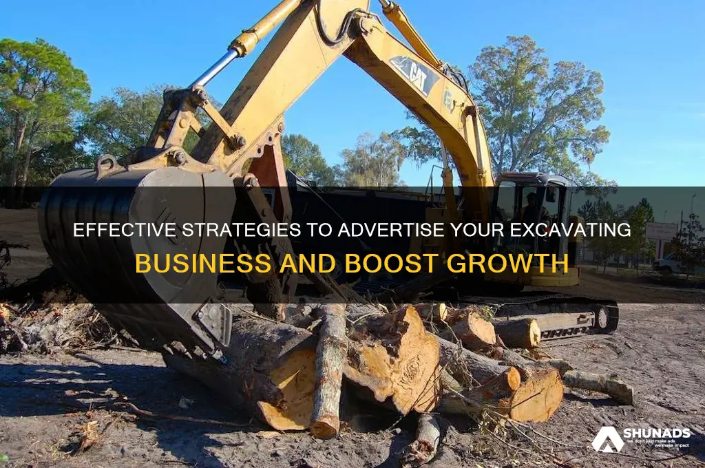how to advertise excavating business