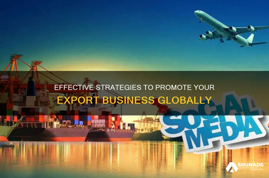 how to advertise export company