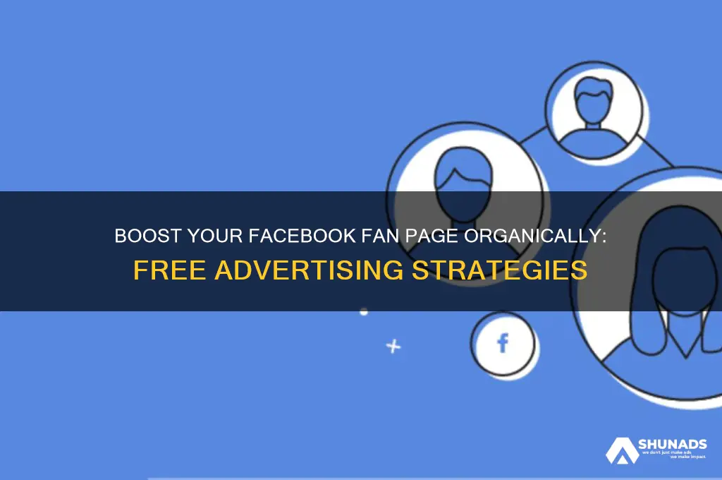 how to advertise facebook fan page for free