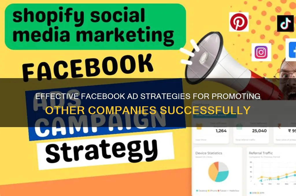 how to advertise for another compainy with facebook ads