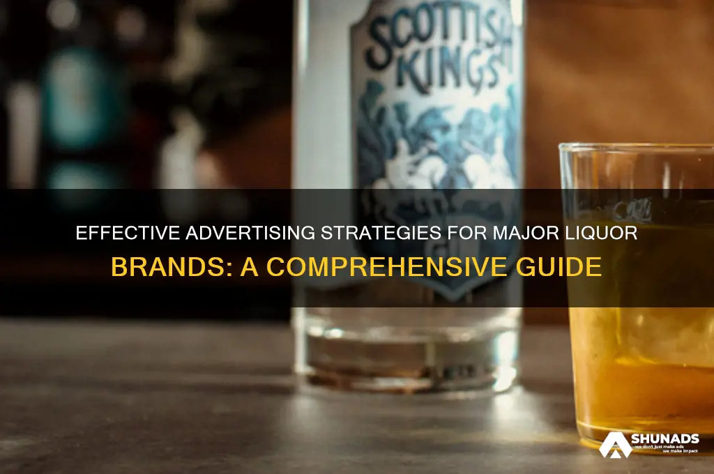 how to advertise for big liquor companies