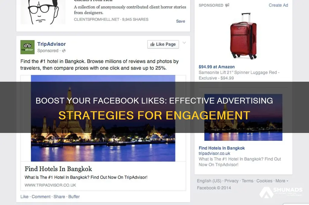 how to advertise for likes on facebook