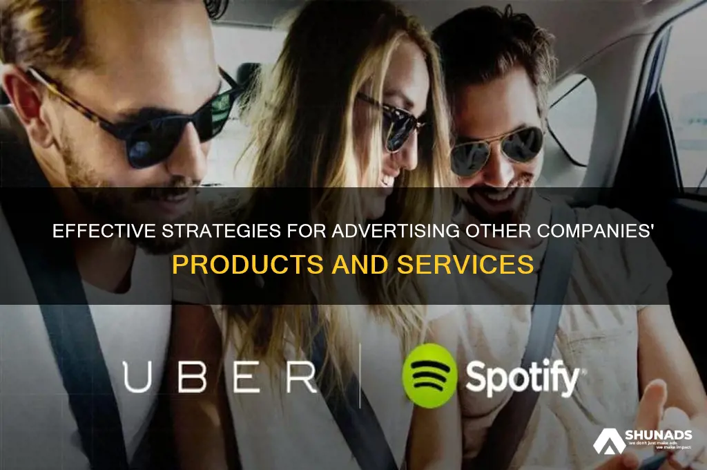 how to advertise for other companies