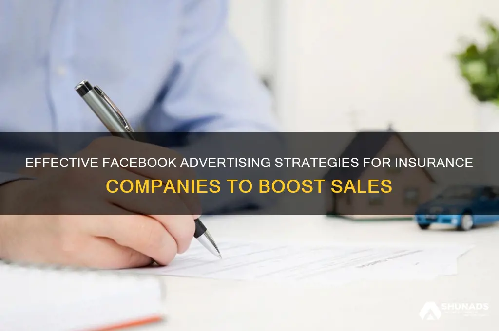 how to advertise insurance on facebook