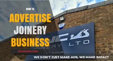 Effective Strategies to Advertise Your Joinery Business and Boost Sales