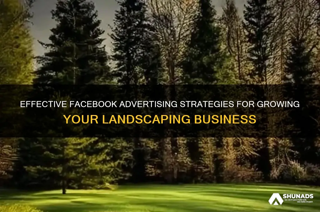 how to advertise landscaping business on facebook