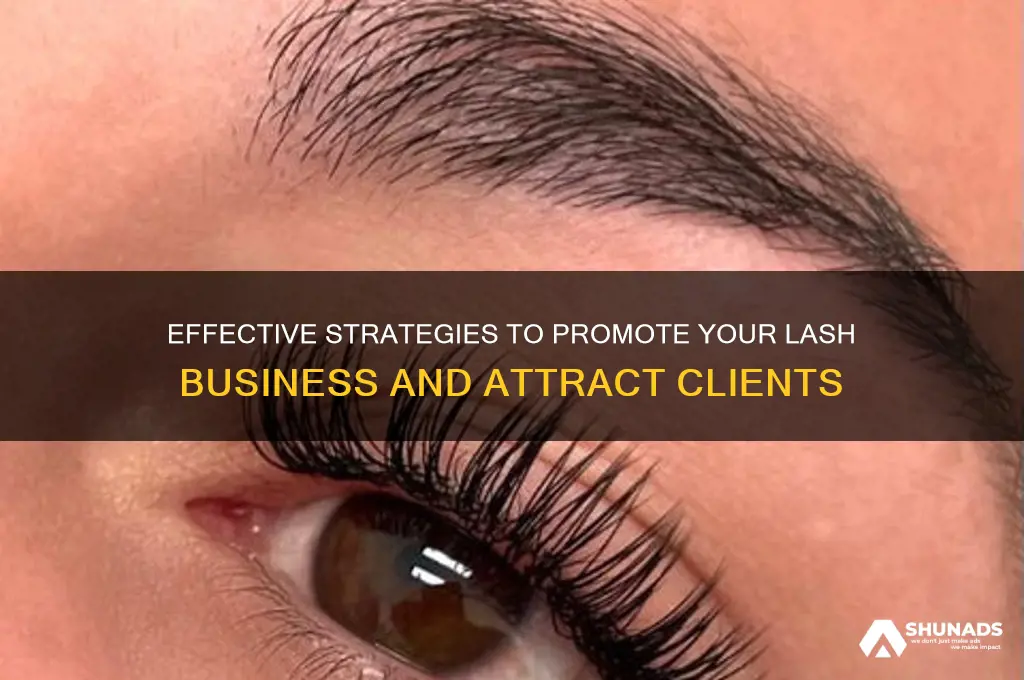 how to advertise lash business