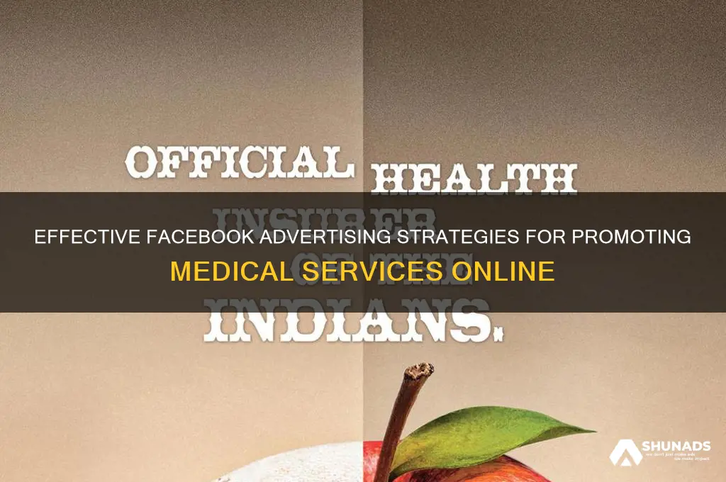 how to advertise medical services on facebook
