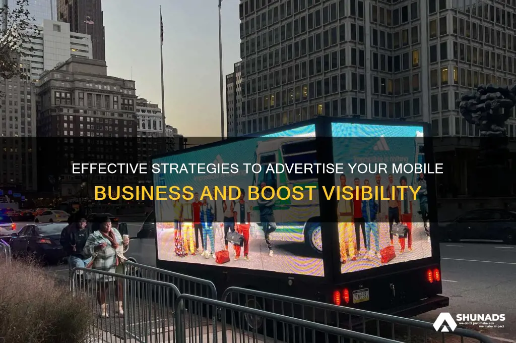 how to advertise mobile business