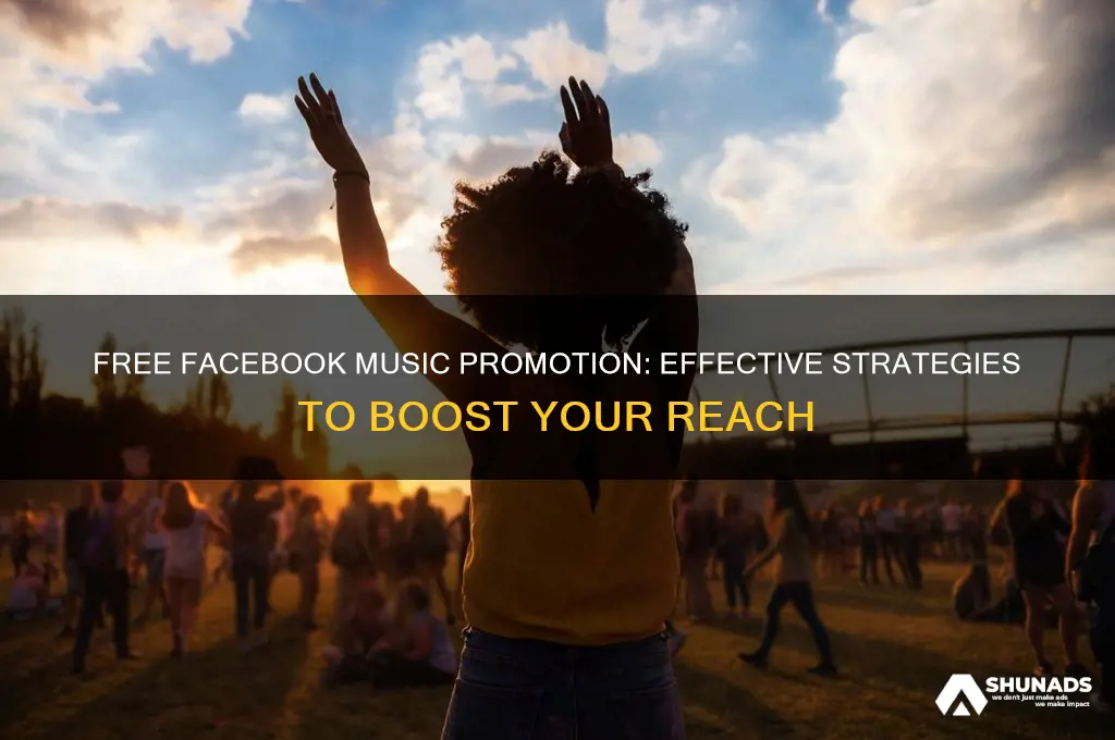 how to advertise music on facebook for free