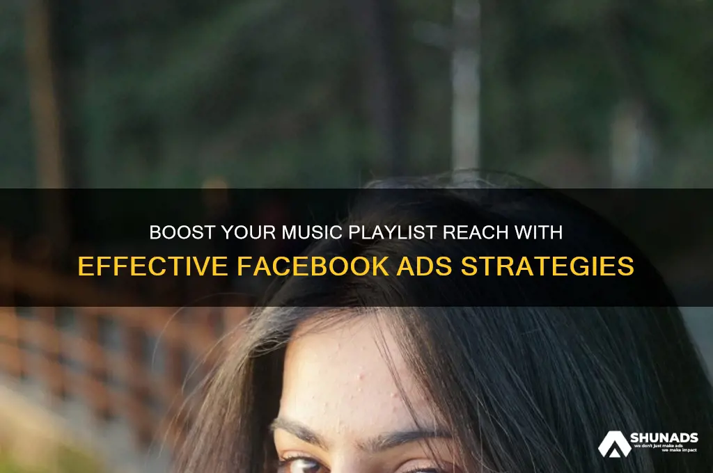 how to advertise music playlist with facebook ads