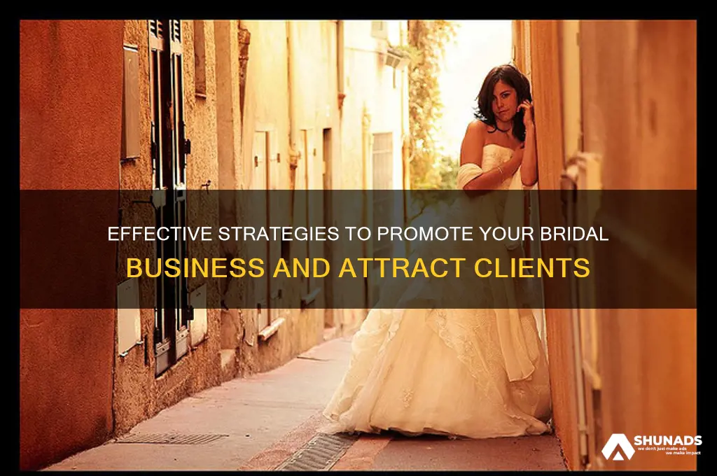 how to advertise my bridal business