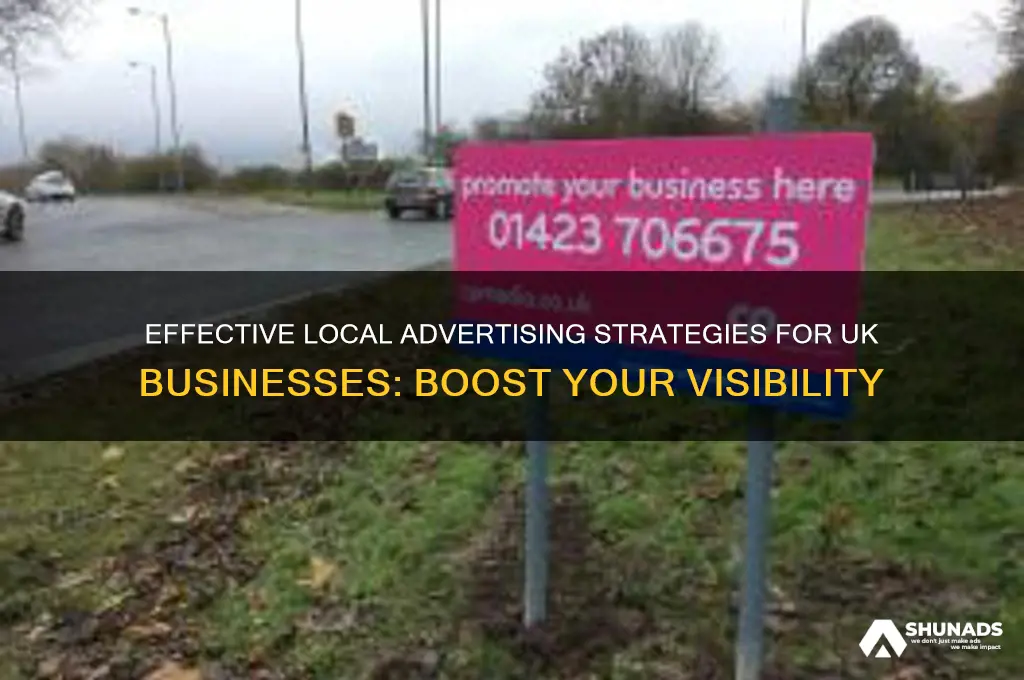 how to advertise my business locally in the uk