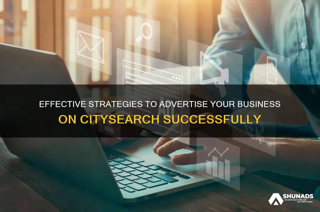 how to advertise my business on citysearch