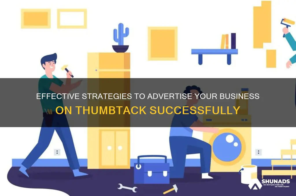 how to advertise my business on thumbtack