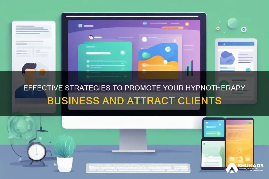 how to advertise my hypnotherapy business