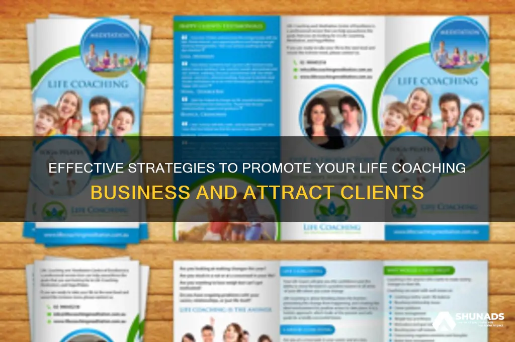 how to advertise my life coaching business