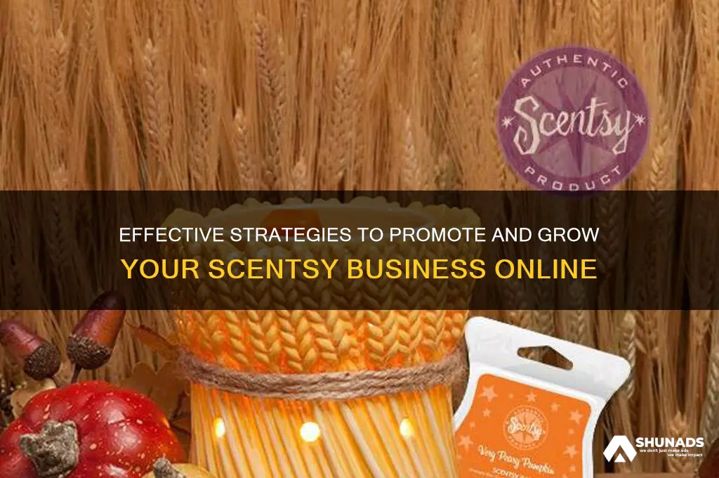how to advertise my scentsy business