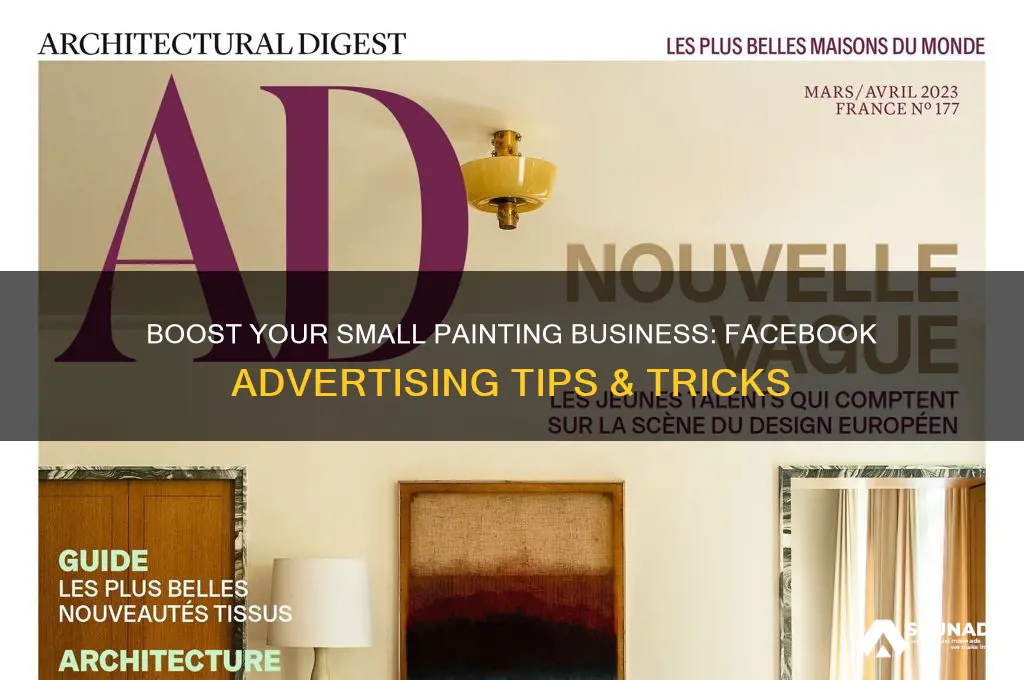 how to advertise my small painting buisness on facebook
