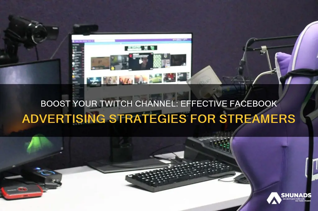 how to advertise my twitch on facebook