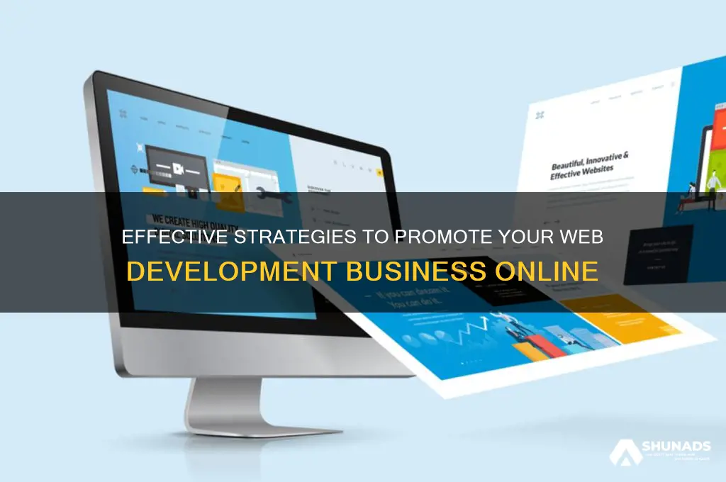 how to advertise my web development company