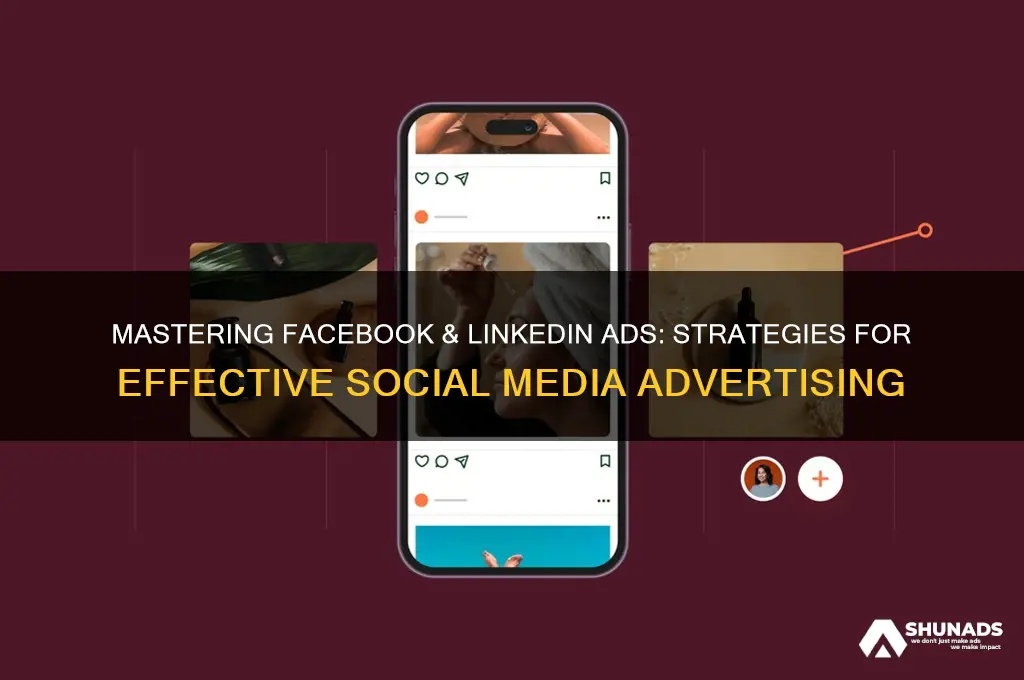 how to advertise on facebook and linkedin