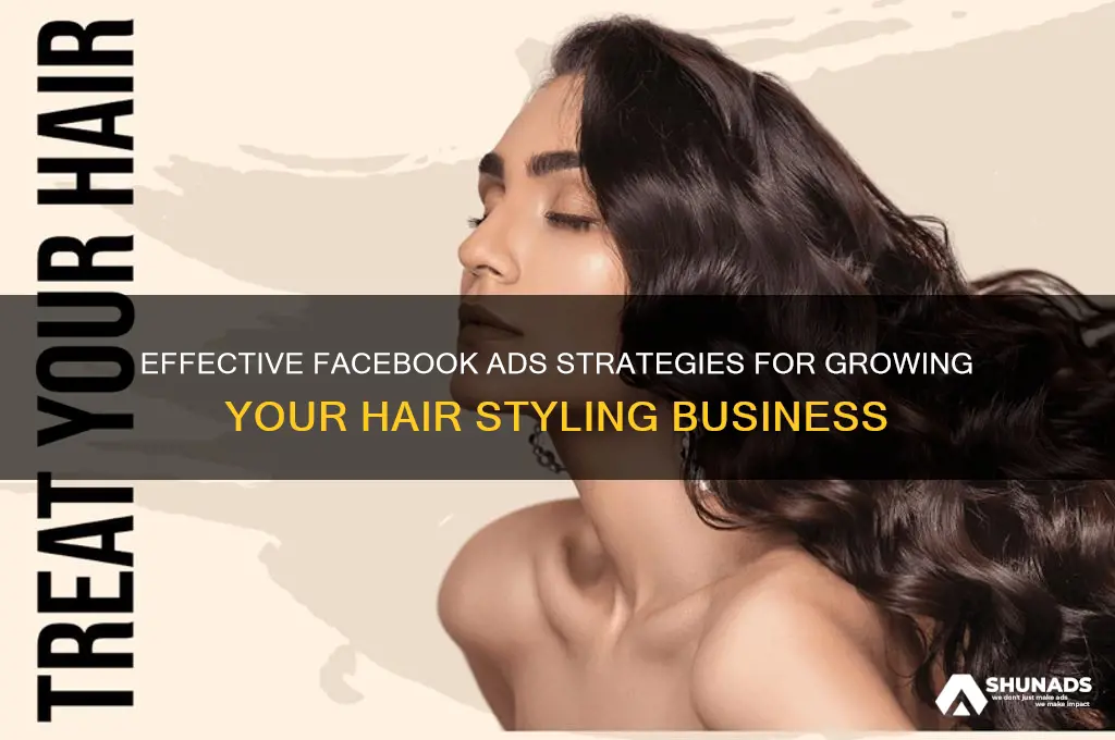 how to advertise on facebook for my hair styling business