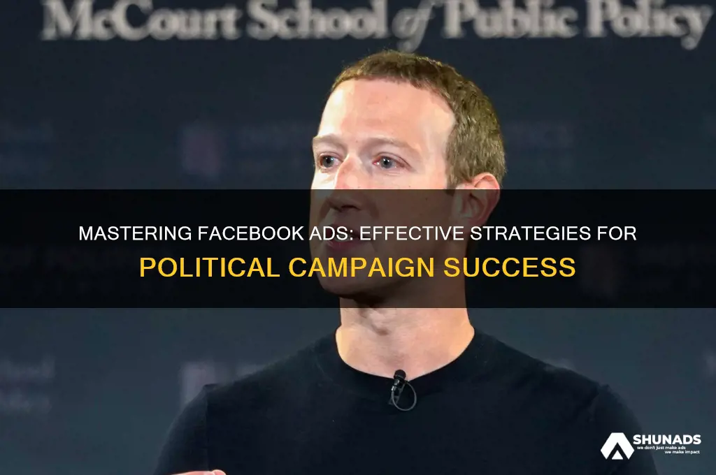 how to advertise on facebook for political campaign