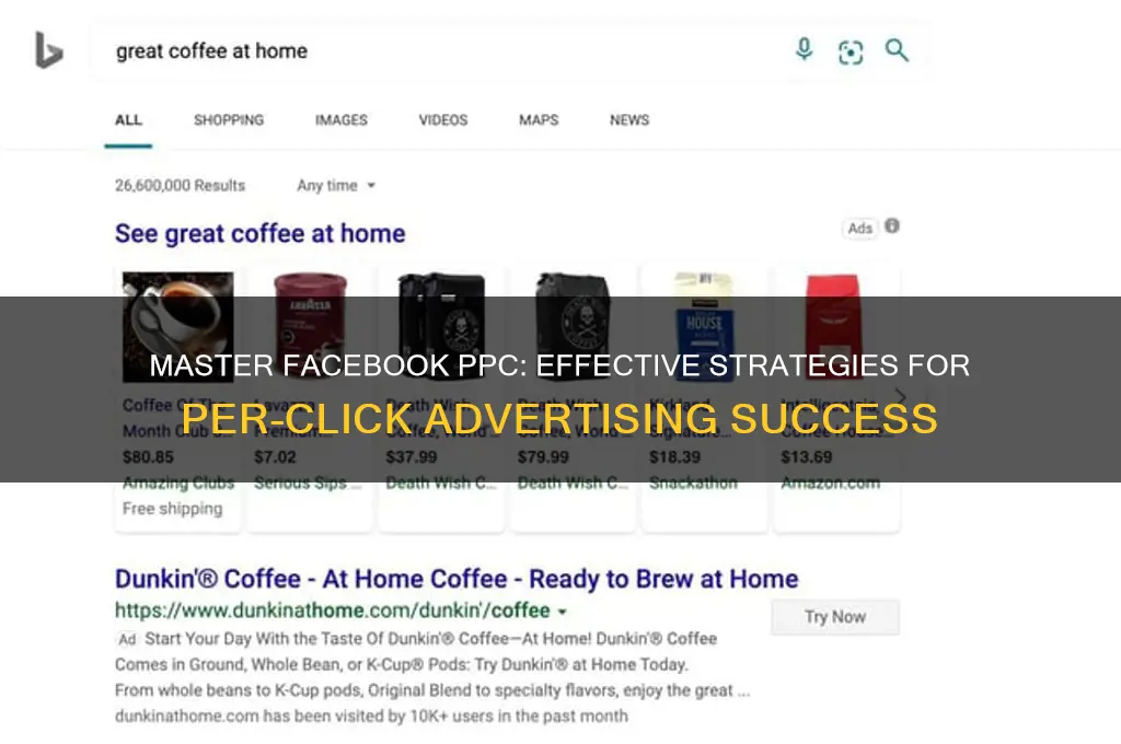 how to advertise on facebook per click