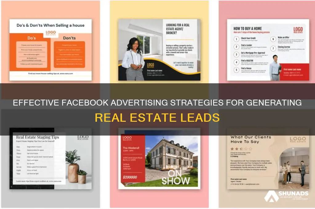 how to advertise on facebook to get leads real estate