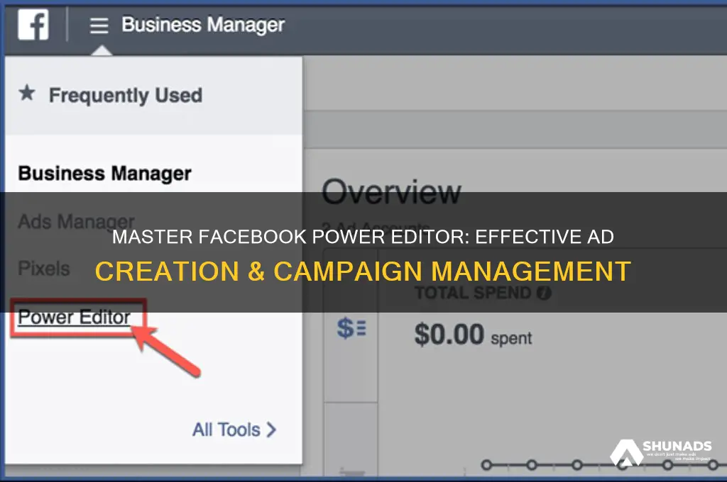 how to advertise on facebook using the power editor tool