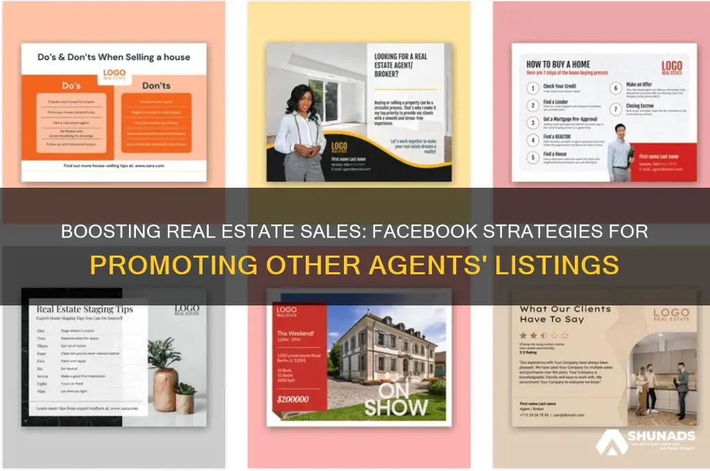 how to advertise other agents listings on facebook