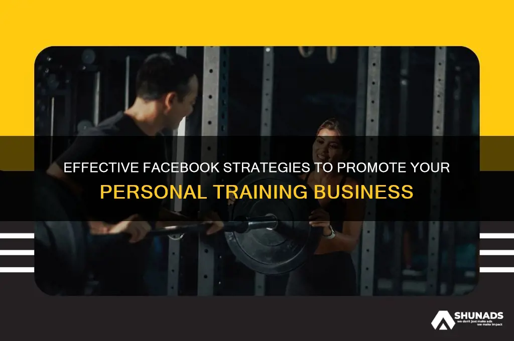 how to advertise personal training on facebook