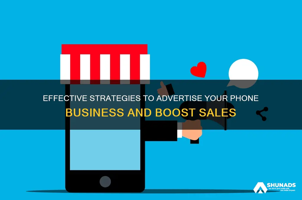 how to advertise phone business