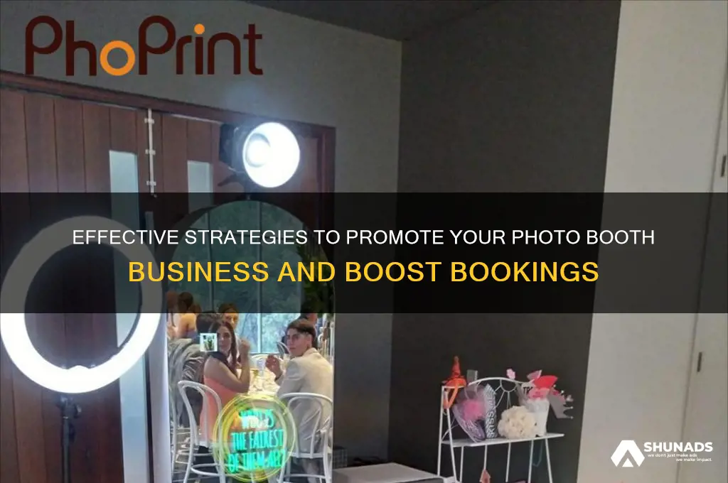 how to advertise photo booth business