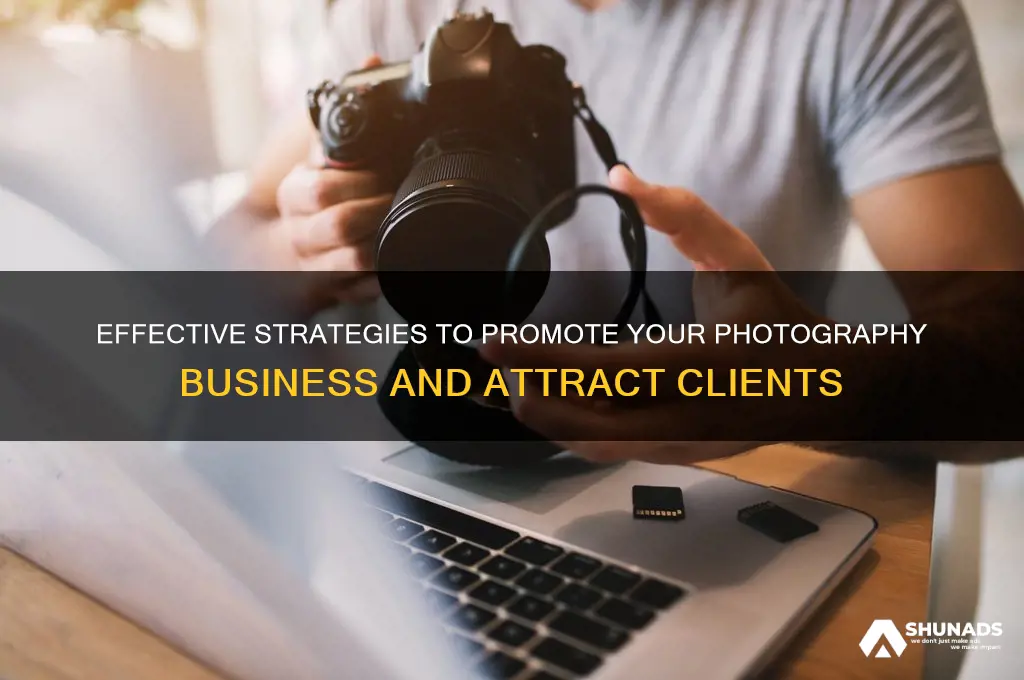 how to advertise photography business