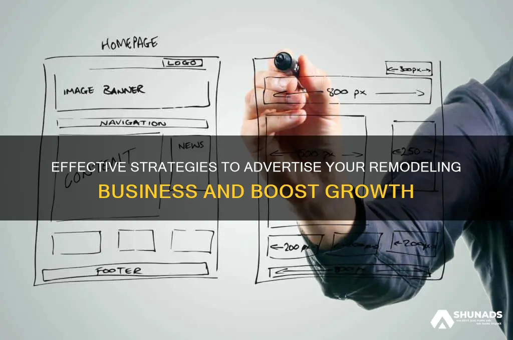 how to advertise remodeling business