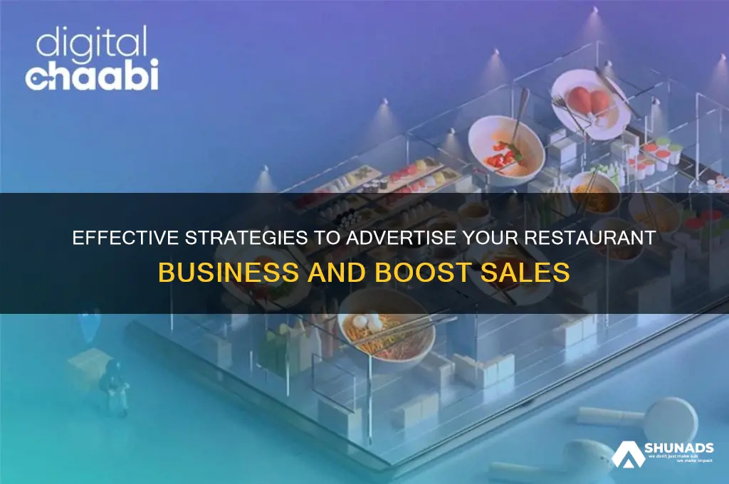 how to advertise restaurant business
